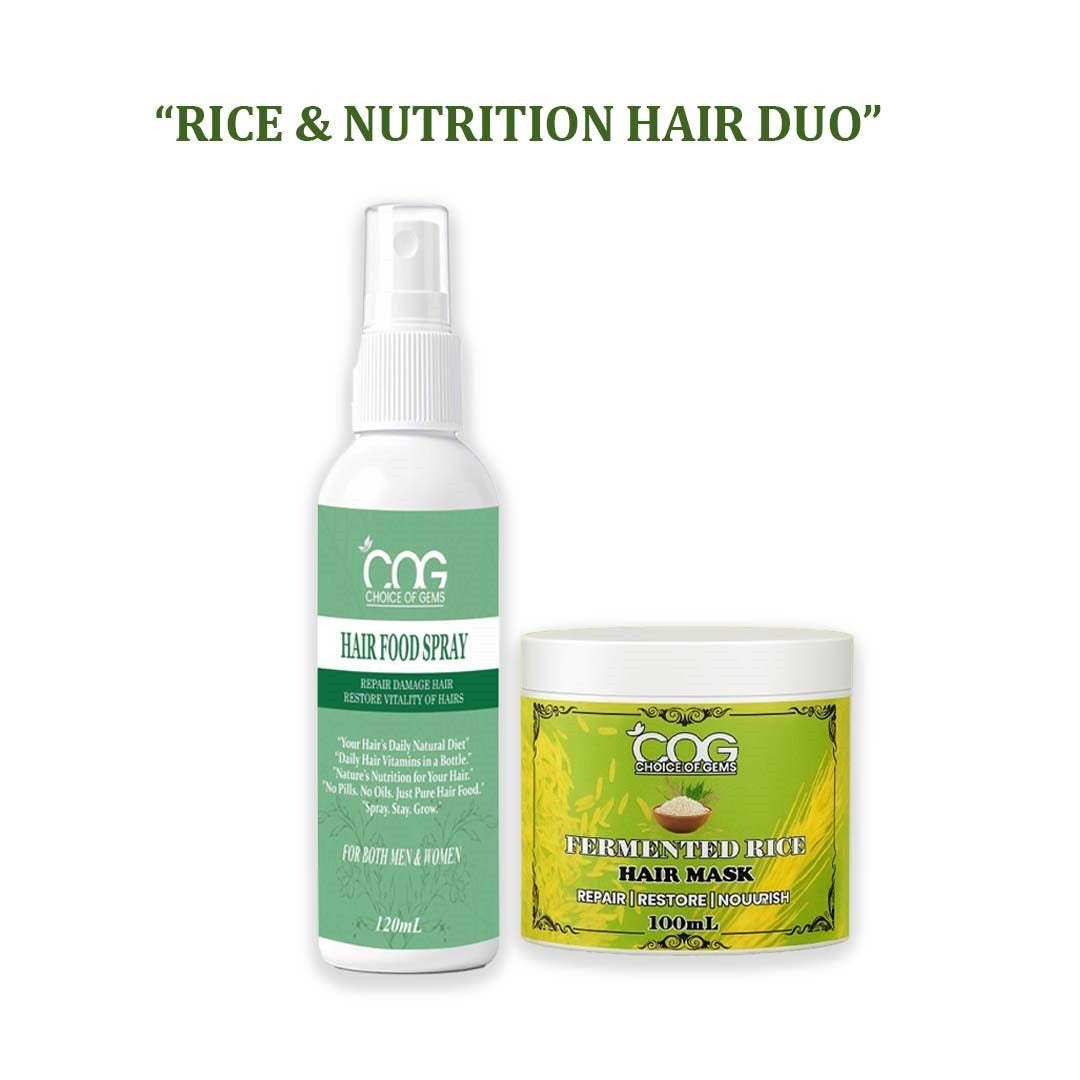 “Rice & Nutrition Hair Duo”