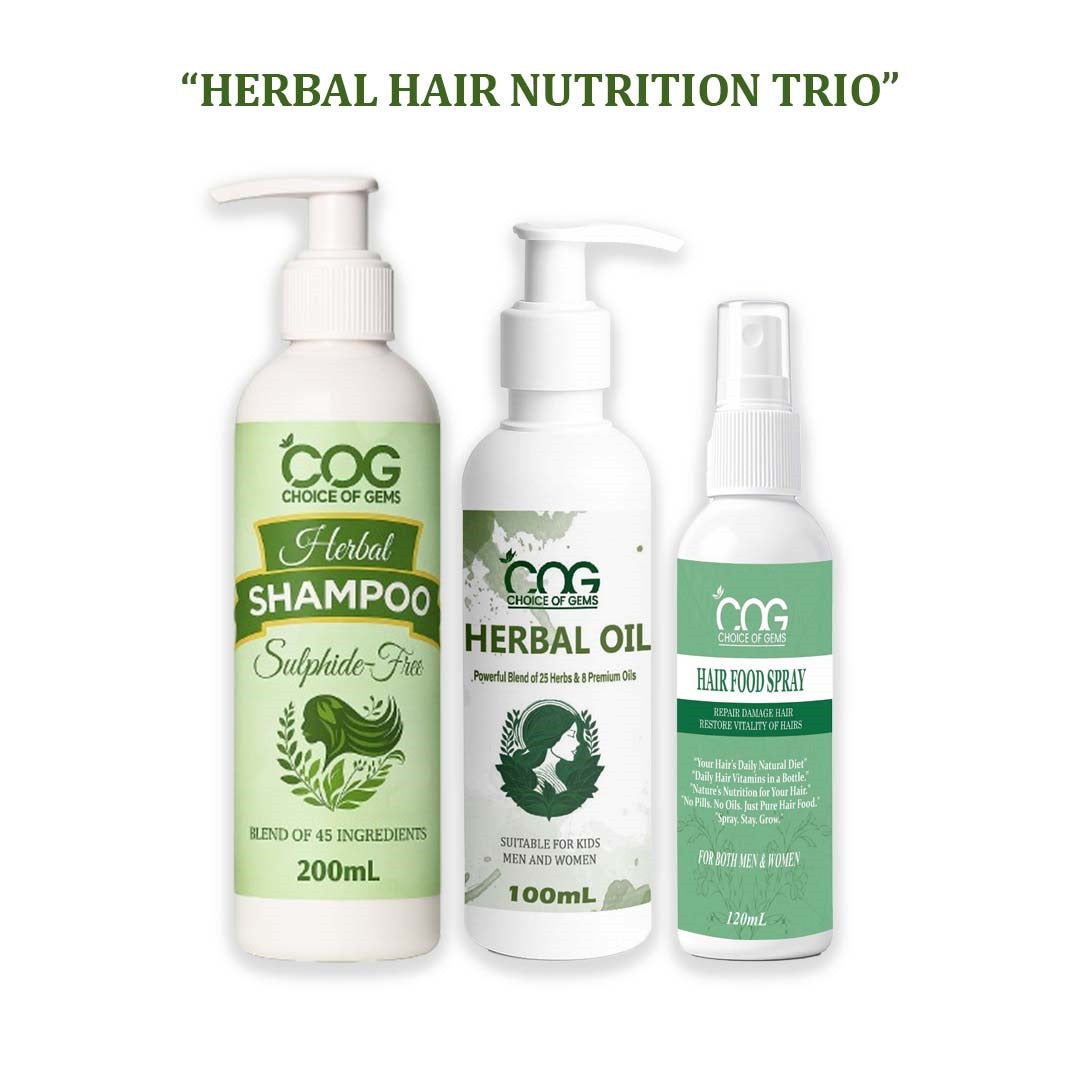 “Herbal Hair Nutrition Trio”