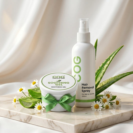HairOff Pro 2-in-1 Hair Removal Spray – Removes Hair from Root & Delays Regrowth | FREE Soothing Gel Worth Rs.780 Inside