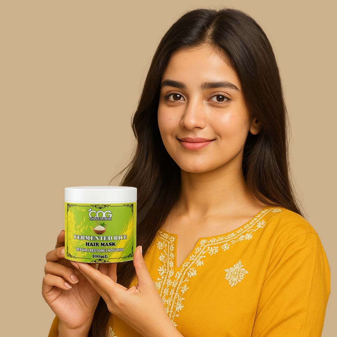 Fermented Rice Hair Mask – With Fermented Rice Water & Herbal Extracts